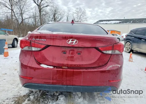 2014 Hyundai Elantra Se z USA, uszkodzony, nr VIN 5NPDH4AE5EH499397